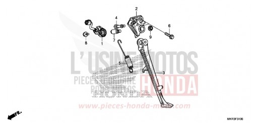BEQUILLE CBR1000STN de 2022